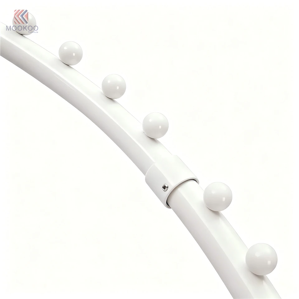 Modern Freestanding For Metal Spiral Garment Display Rack With Easy Assembly high quality