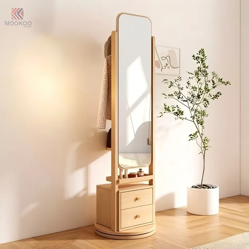 Modern Standing Swivel Dressing Mirror Rack suppliers