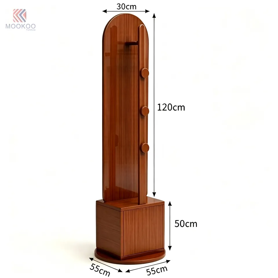 MOOKOO 360 Rotating Modern For Metal Cabinet With Freestanding Installation For Clothing Storage price