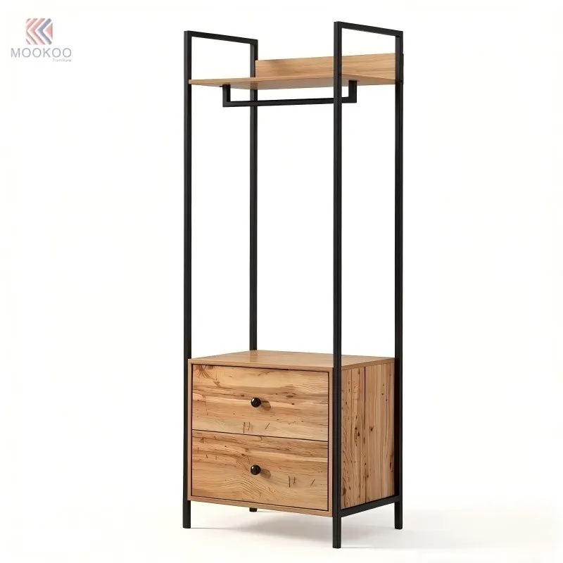 MOOKOO Customized Modern Metal Freestanding For 8mm Thick Entryway Storage Cabinet Clothing Rack Multifunctional Console best