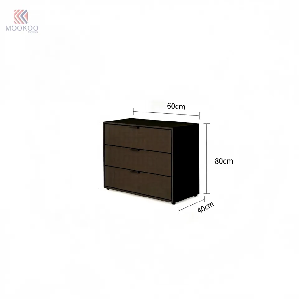 MOOKOO Modern Freestanding Clothing Display Rack Black Metal Varnish Finish Garment Rack Storage Cabinet For Bedroom high quality