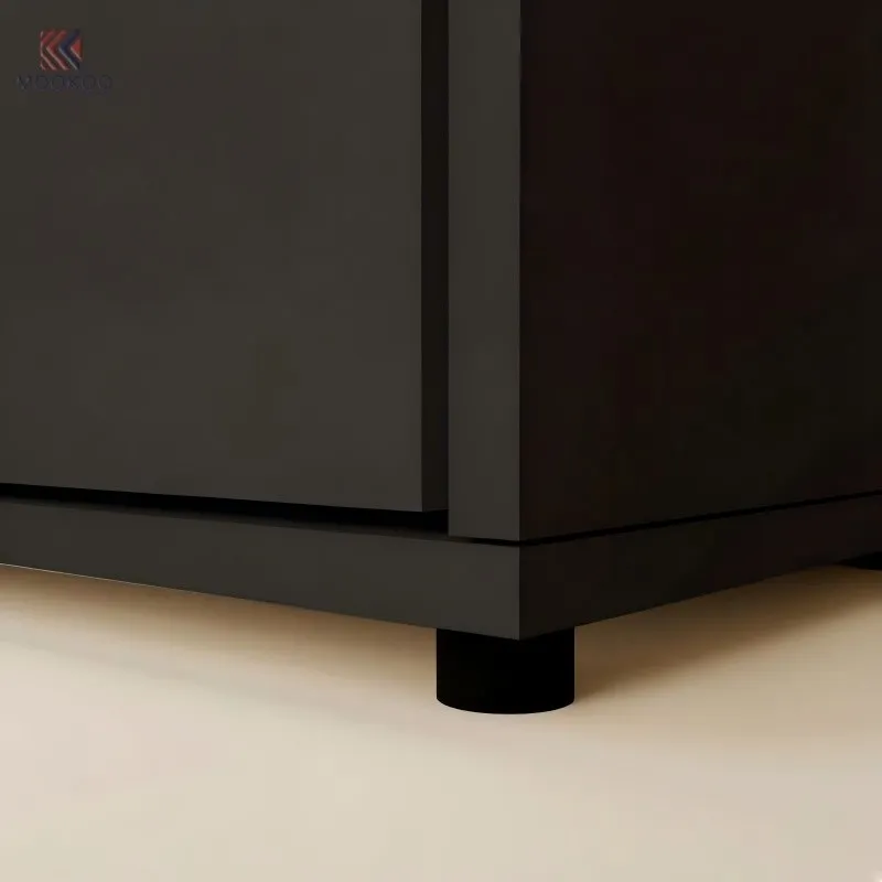MOOKOO Modern Freestanding Clothing Display Rack Black Metal Varnish Finish Garment Rack Storage Cabinet For Bedroom best