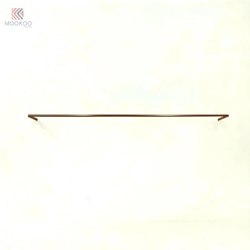 Mossoro Modern Clothing Display Rack Terrazzo Base Brass Metal Garment Hanger Stand Full Length Mirror Shoe Bench LED Lighting high quality