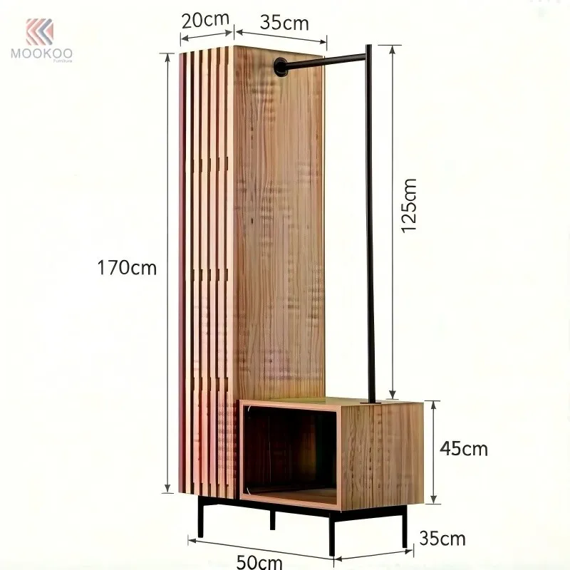 Rotating Modern Metal Room Divider For & Easy Assembly Freestanding Garment Rack price