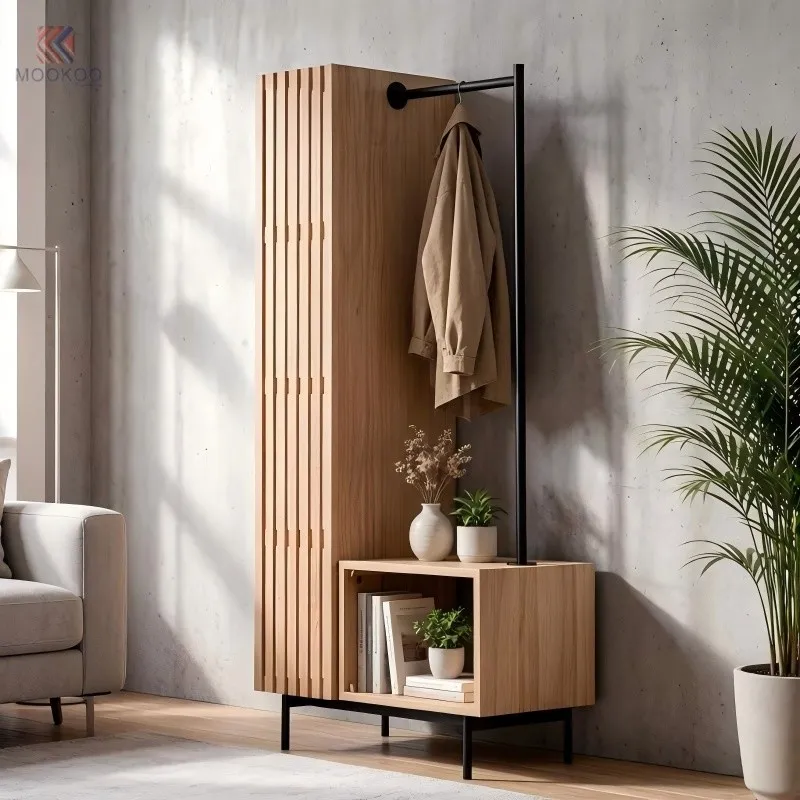 Rotating Modern Metal Room Divider For & Easy Assembly Freestanding Garment Rack factory