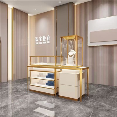 Stainless Steel Jewelry Showcase For Sale