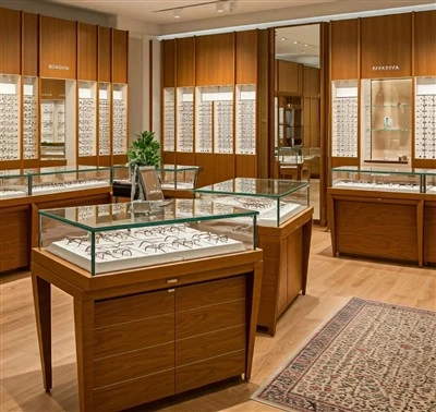 Wooden Eyeglass Display Shop Decoration