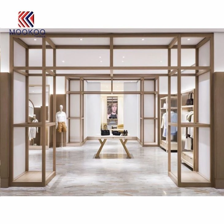 Clothing Floor Display Shelf