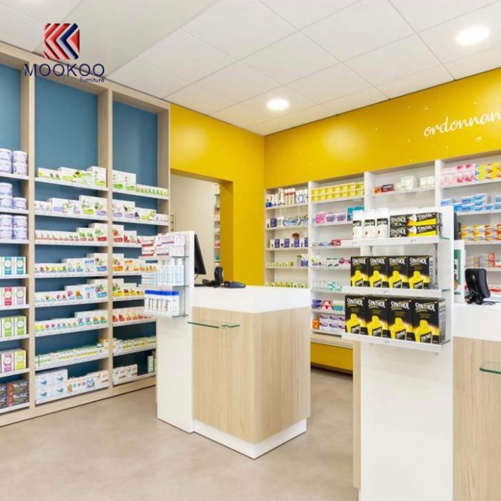 Customized Farmacia Shop Interior Design