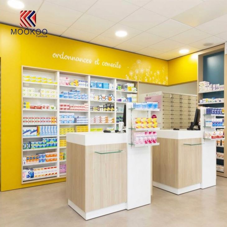 Customized Farmacia Shop Interior Design