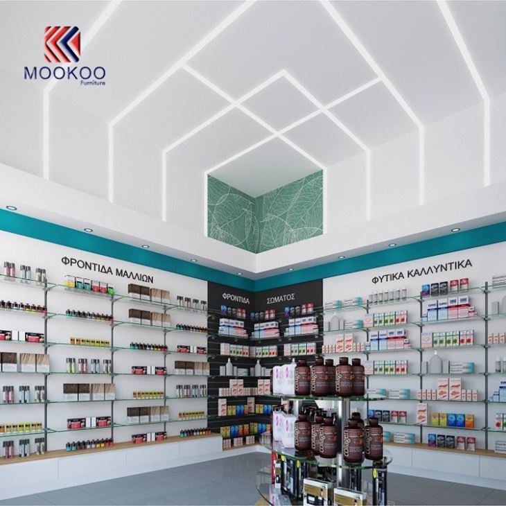 Good Quality Customized Pharmacy Flagship Shop Display Furniture