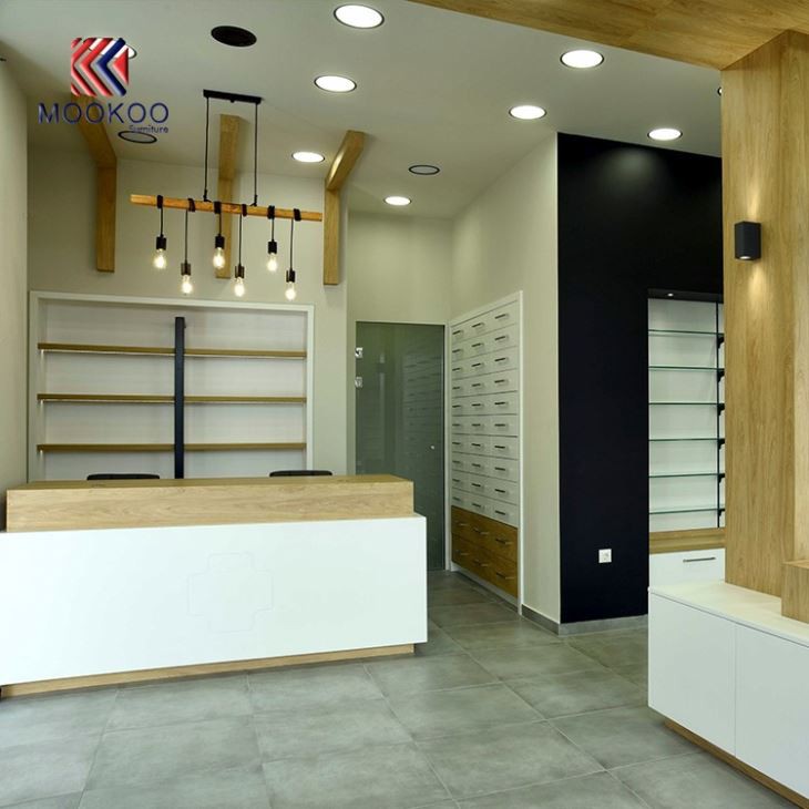 Pharmacy Shop Interior Furniture Design