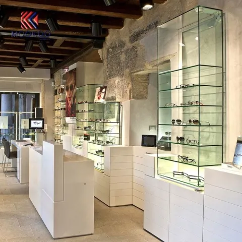 Sunglass Store Glass Vitrine Display Cabinet