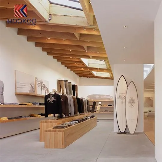 Wood Display Shelf Clothes