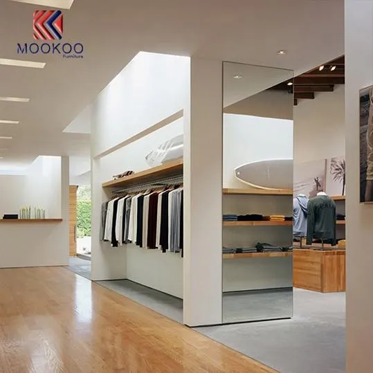 Wood Display Shelf Clothes