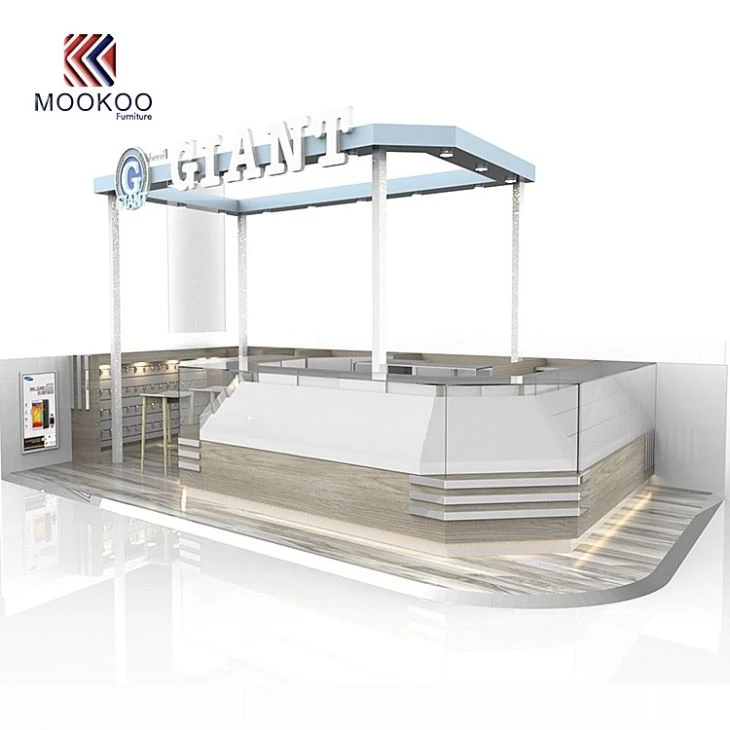 Shop Wooden Display Kiosk