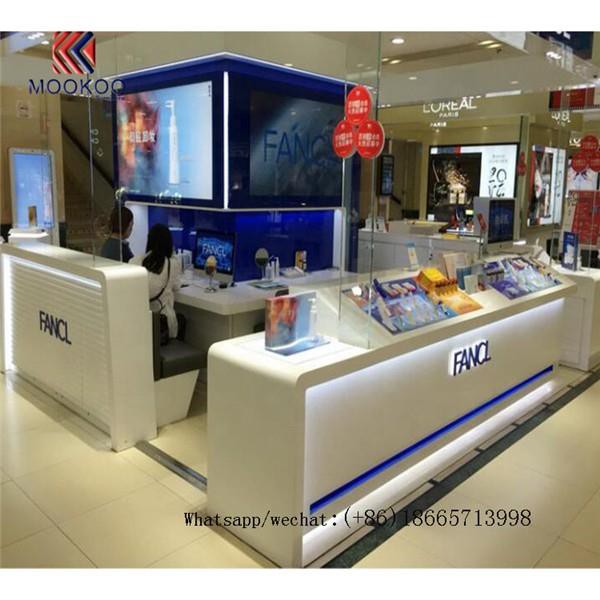 Exquisite Skin Care Kiosk Design