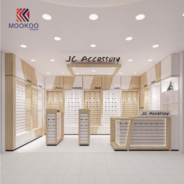 Cellphone Accessories Wooden Cabinet