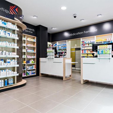 Customized Pharmacy Shop Interior Design
