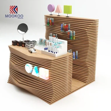Modern Design Wooden Shopping Mall Cosmetic