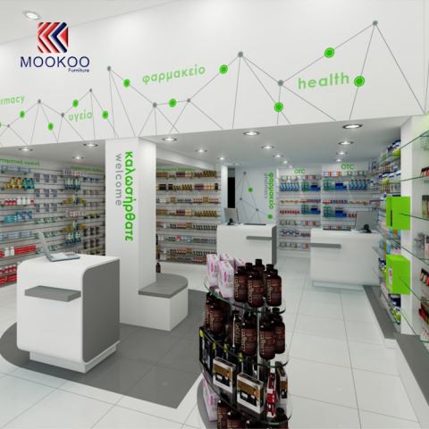 Pharmacy Shop Display Cabinet